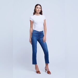 L’agence Alexia High Rise Crop Cigarette Jeans